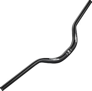 Moutain Bike Riser Handlebars 31.8mm Extra Long 720mm 780mm Aluminum Alloy Riser 60mm(Red Black)