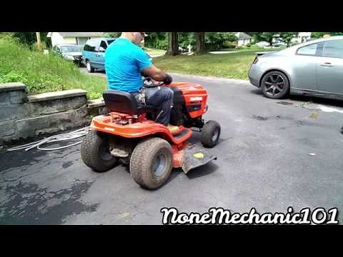 Craftsman T110 Lawn Mower Oil Change