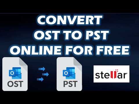 How to Convert OST to PST Online for Free | Stellar OST to PST Converter