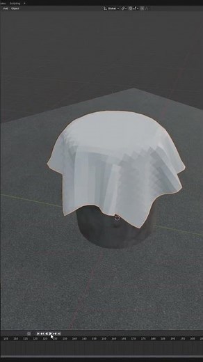 Learn Cloth Simulation in less than 30 seconds in Blender