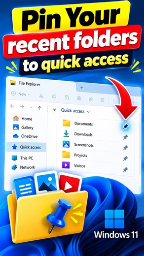 How To Pin Your Recent Folders To Quick Access in File Explorer ( 2026 )