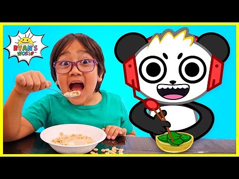 Kids Morning Routine with Ryan and Combo Panda!!!