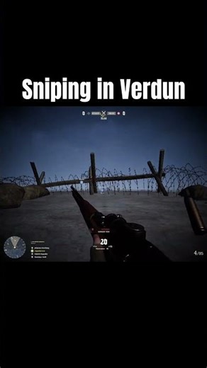 Sniping in Verdun #verdun #ww1 #ww1game