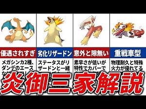 [Absolute Favorites] A Thorough Guide to Every Fire-Type Starter Pokémon! [Pokémon History]