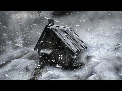 99% of You Will Fall Asleep with WINTER SNOWSTORM SOUNDS | Polar Snowstorm Night Calm 2026