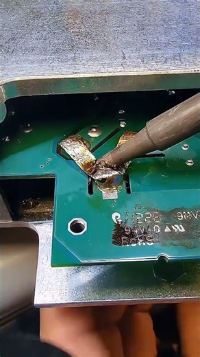 Gonna Put This Used Solder Wick Braid On This Power Port To Desolder It Off The Board#shorts #flux