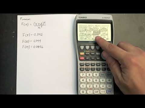 Casio fx-9860GII: INGRESAR FORMULAS Y EVALUARLAS