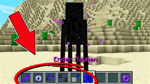 How to play as an enderman in Minecraft