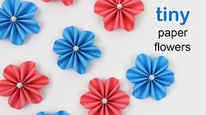 DIY: HOW TO MAKE EASY TINY PAPER FLOWERS 3D !!! SIMPLE FLOWER MAKING TUTORIAL - MUST WATCH #PaperFlowers #TinyFlowers #TinyPaperFlowers #SimpleFlower #SimpleFlowers #EasyPaperFlowers #EasyTinyFlowers #FlowersMaking #FlowerTutorial #TinyFlowerTutorial #DIY | Ezzy Crafts DIY