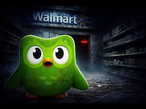 😨 Duolingo owl's terrifying adventure in an abandoned Walmart