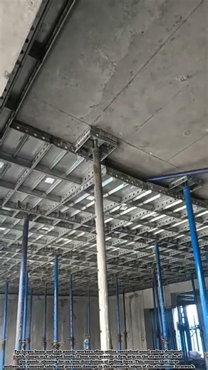 Close-up: Removing Ceiling Formwork with Specialized Tools. #Construction #Tools #Interiordesign