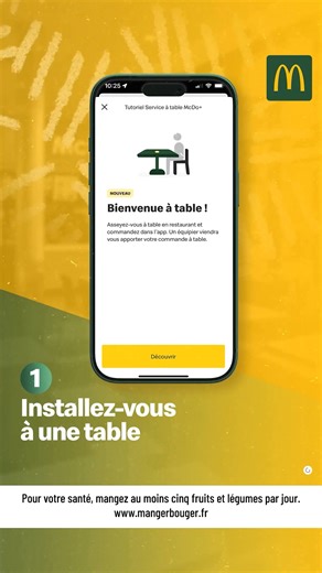 📲🪑 𝐂𝐨𝐦𝐦𝐚𝐧𝐝𝐞𝐫 𝐬𝐚𝐧𝐬 𝐟𝐚𝐢𝐫𝐞 𝐥𝐚 𝐪𝐮𝐞𝐮𝐞, 𝐜’𝐞𝐬𝐭 𝐩𝐨𝐬𝐬𝐢𝐛𝐥𝐞 Installez-vous en salle, scannez le QR code sur votre table et passez commande directement depuis l’app McDo . Plus besoin d’attendre, plus besoin de vous déplacer : on s’occupe de tout et on vous apporte votre commande à table 🍔🍟 | McDonald's Cambrai Avenue de Valenciennes