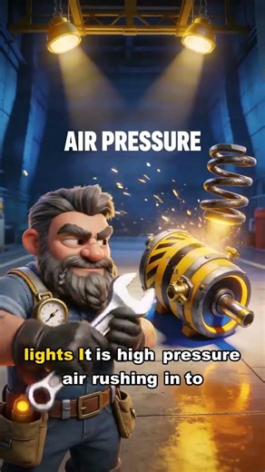 Semi truck air brakes explained mechanical fail safe #semitruck #engineering #howitworks