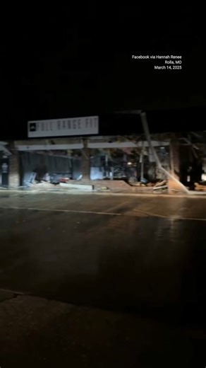 Damage is being reported in Rolla, Missouri, after a tornado warning in the area. Follow live updates on The Weather Channel or download our streaming app: bit.ly/3DG62md | The Weather Channel