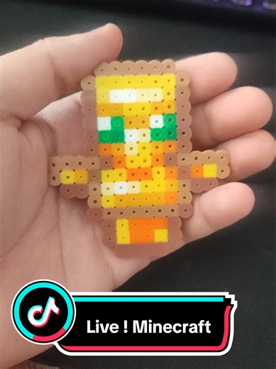 Invitación a Live de Pixel Art en Minecraft