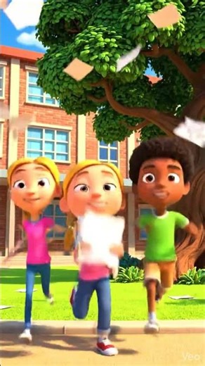 The Flying Homework #cartoon #kids #marvelhero #funny #ai Teamwork makes things easier 💛