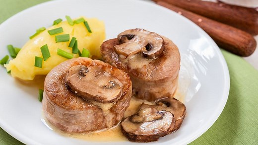 Recette Filet mignon de porc à la crème facile et rapide