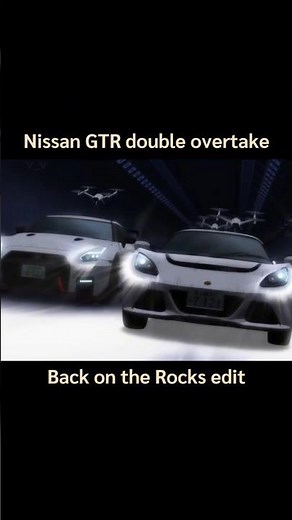 Nissan GTR Double Overtake (Back on the Rocks edit) | MF Ghost Season 3 #mfghost #initiald