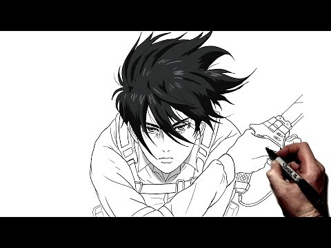 How To Draw Mikasa Ackerman | Step By Step | Attack On Titan
