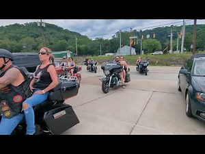Warthogs MC arrive at Pittsburgh's Three Rivers Harley-Davidson 2023