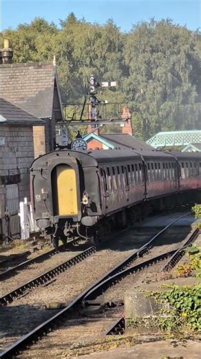 NYMR STEAM GALA: 80119 arrives at Grosmont