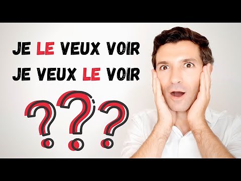 Where to place the PRONOUN in FRENCH? | Explanations, examples and exercise! ✅😁