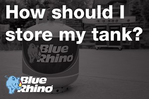 How should I store my tank?