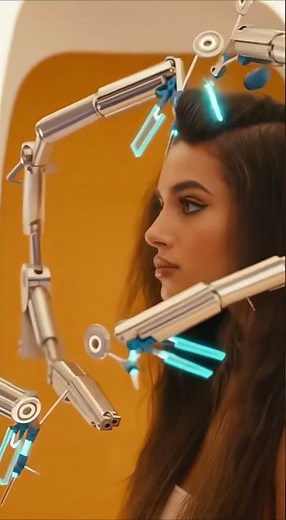 Dubai AI Haircut Pod TRANSFORMS Her Look in Seconds | Aura AI Cut Pro