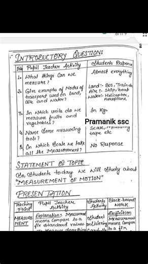 B.Ed Physical Science Lesson Plan 2|lesson plan science topic Motion #lessonplanforbed #lessonplan