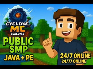 CYCLONE MC S5 🌀|| public smp || java + pe ||