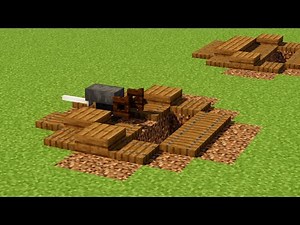 Minecraft Foxhole Fighting Hole Tutorial
