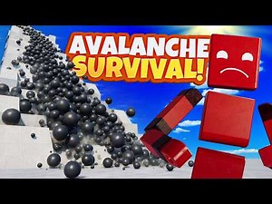 Ragdolls vs Avalanche Survival! (Fun With Ragdolls Plus)