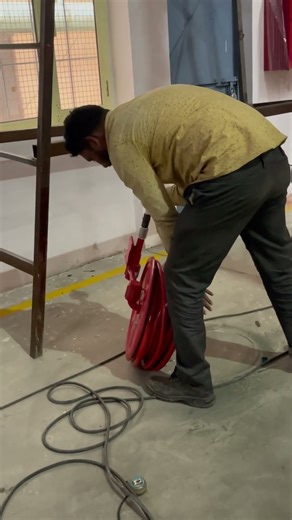 Fitting of fire hose reel