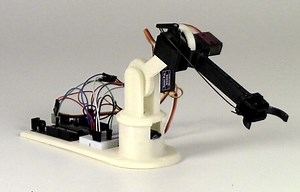3D Printed LittleArm Arduino Robot Arm (video)