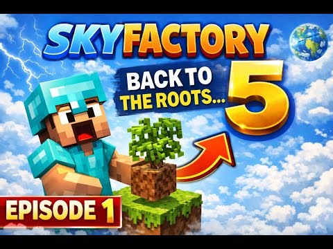 SkyFactory 5 Episode 1 – Back to the Roots ⚡ Mods & Chaos!