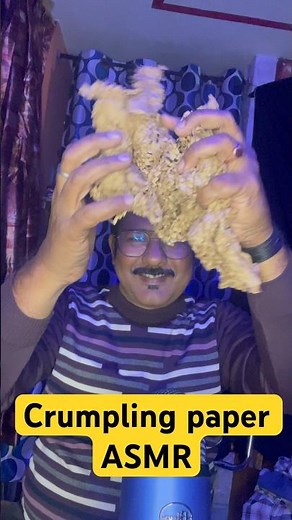 Crumpling paper ASMR #triggersforsleep #funny