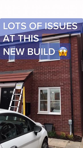 Lots of issues at this brand new property! 😱 #snagging #snag #newhome #newbuild #newhomequalitycontrol #construction #fyp #shocking #tradesman