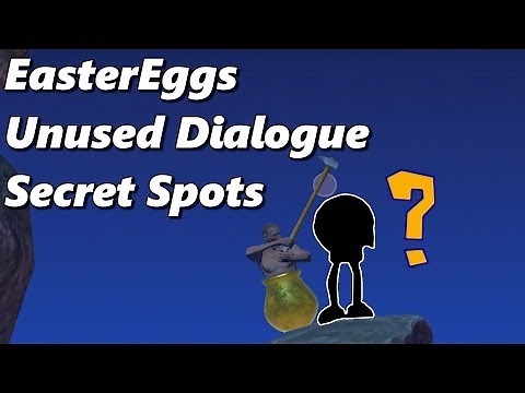 ALL Easter Eggs, Secrets, Unused Voice Lines & Hidden Features In Getting Over It With Bennett Foddy