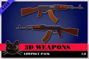 3D Modern Weapons Guns Lowpoly Pack Lite | 3D Weapons | Unity Asset Store