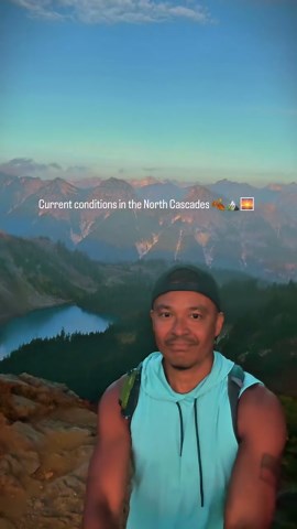 Exploring North Cascades on a solo hike