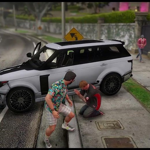 MICHAEL'S CAR DESTROYED EVERYDAY & CAN MICHAEL FIND HIM! #shorts #gta5
