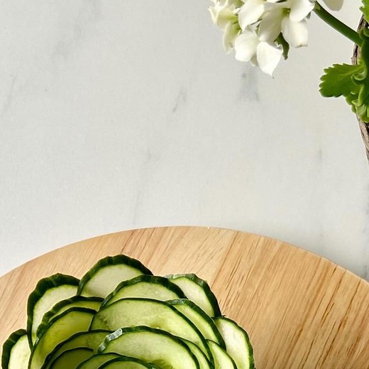 Rio | Food Styling & Fruit Art 🌈 | How to make cucumber roses💚 So many of you are wondering how I made the cucumber rose for my previous reel, here you go😊 Save this for... | Instagram