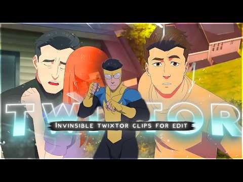 Invincible Season 4 Twixtor 4K | Invincible S4 Trailer Clips | Twixtor Pack