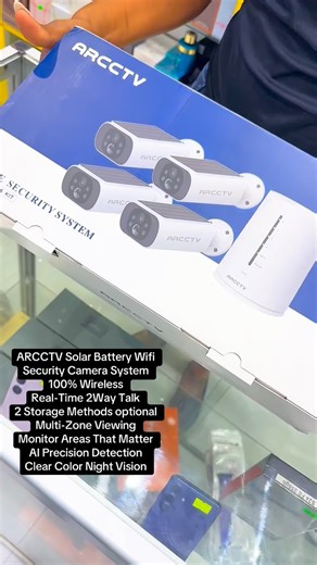 Triple A’s on Instagram: "ARCCTV Solar Battery Wifi Security Camera."