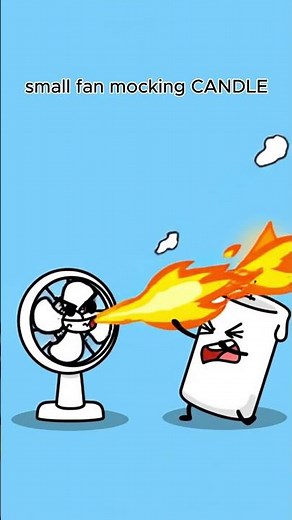 angry candle #funny #2danimation #shortvideo