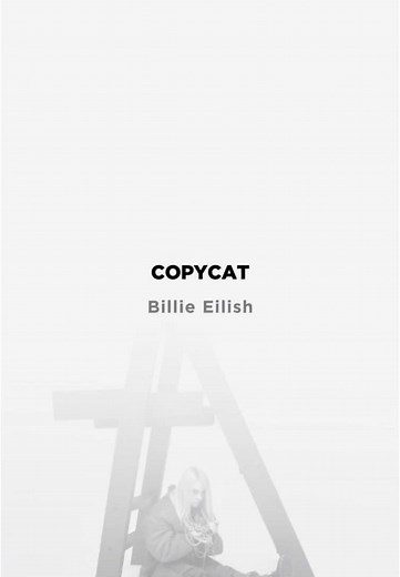 Billie Eilish - Copycat Lyrics Video