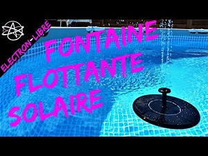 FONTAINE FLOTTANTE SOLAIRE