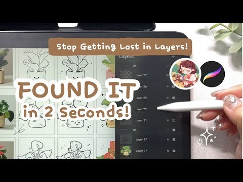Find Any Layer Instantly in Procreate with This Hidden Trick! Procreate Tips
