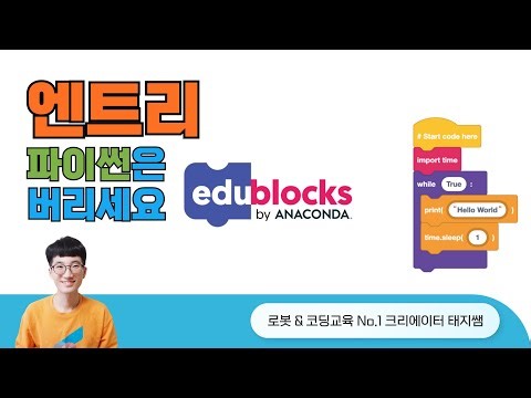 블록을 쌓았는데 파이썬 코드가? 가장 완벽한 텍스트 코딩 입문법 edublocks