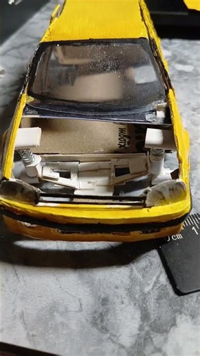 cardboard Volkswagen golf 4